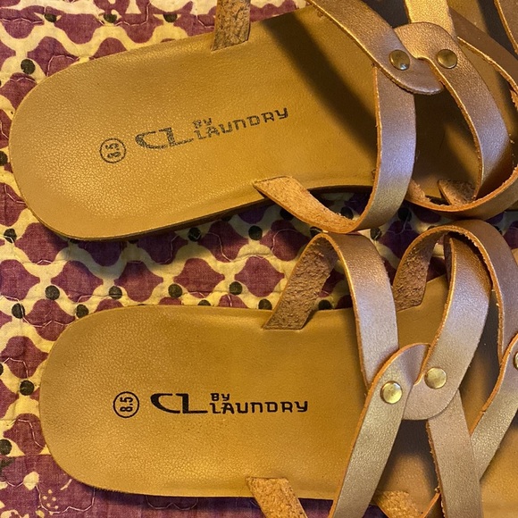 Cute rose gold slides CL by laundry size 8.5 - Picture 5 of 6